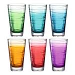 Trinkglas Vario Struttura (6-teilig) Mehrfarbig - 280 ml