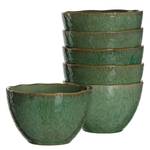 Keramikschale Matera (6er-Set) Keramik - Grün - Grün - Durchmesser: 15 cm