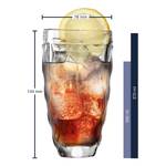 Drinkglas Brindisi (set van 6) transparant - 370 ml