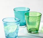 Trinkglas Burano (6er-Set) Kalk-Natron Glas - 330 ml - Blau