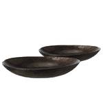 Coupes Como (lot de 2) Marron - Verre - 27 x 5 x 18 cm