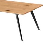 Table basse Bellano II Placage en bois véritable - Chêne noueux - 1