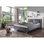 Gestoffeerd bed Playas Zilver - 140 x 200cm - H4 hard