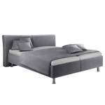 Gestoffeerd bed Playas Zilver - 180 x 200cm - H4 hard