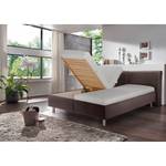 Gestoffeerd bed Playas Bruin - 180 x 200cm - H3 medium