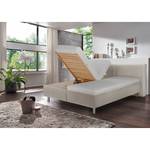 Gestoffeerd bed Playas Crème - 200 x 200cm - H3 medium