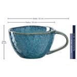 Keramiktasse Matera (4er-Set) Keramik - 180 ml - Blau