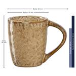 Tasses à expresso Matera (lot de 4) Céramique - Beige - Beige