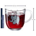 Kopje Bambini Olifant (set van 6) meerdere kleuren - 280 ml