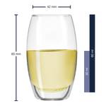 Drinkglas Cheers (set van 6) transparant - 60 ml