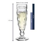 Flûtes de champagne Brindisi (lot de 6) Transparent - 140 ml