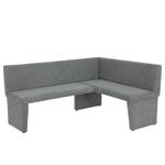 Banquette d’angle Soitme Tissu - Gris chiné - Angle à droite (vu de face)