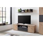 Tv-meubel Ambato oudhouten look/zwart - Eikenhoutlook Artisan