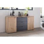 Sideboard Ambato Altholz Dekor / Schwarz - Eiche Artisan Dekor