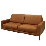 Sofa Suzette I (2-Sitzer) Echtleder - Echtleder Arelia: Cognac