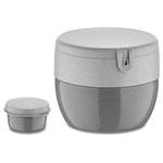 Lunchbox Bentobox M polypropeen - donkergrijs - Donkergrijs