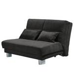 Schlafsofa Rakir Microfaser Enza: Anthrazit - Breite: 120 cm