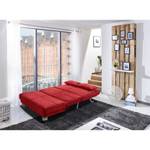 Schlafsofa Rakir Microfaser Enza: Rot - Breite: 120 cm