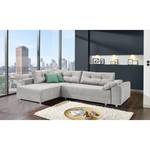 Ecksofa Altja Microfaser Enza: Platin / Mint