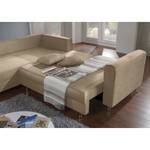 Ecksofa Sulka Microfaser Enza: Hellbeige