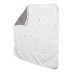 Kuscheldecke Sternenzauber II Weiß - Textil - 80 x 1 x 80 cm