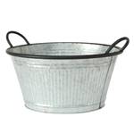 Cache-pots Cottage (lot de 3) Zinc - Doré