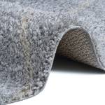 Hoogpolig vloerkleed Ylamaa kunstvezels - Grijs/crèmekleurig - 160 x 220 cm