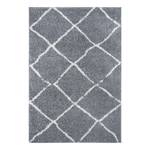 Tapis épais Hervanta Fibres synthétiques - Gris / Crème - 140 x 200 cm