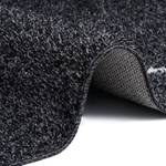 Hoogpolig vloerkleed Hervanta kunstvezels - Zwart/crème - 160 x 220 cm