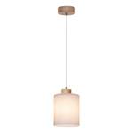 Hanglamp Zefir III melkglas/massief eikenhout - 1 lichtbron