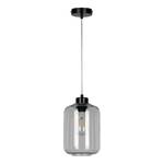 Hanglamp Tarro III rookglas/staal - 1 lichtbron