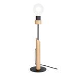 Lampadaire Chandelle Chêne massif / Acier - 1 ampoule