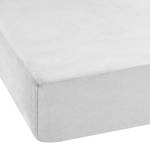 Drap-housse en flanelle Vindum Coton - Blanc neige - 100 x 200 cm