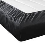 Drap-housse en flanelle Vindum Coton - Anthracite - 100 x 200 cm