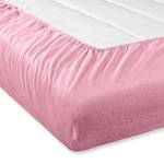 Hoeslaken van Bevertien Refibra katoen  /   Lyocell - Oud pink - 90 x 200 cm