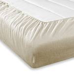 Hoeslaken van Bevertien Gots GOTS-katoen - Beige - 160 x 200 cm