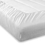 Drap-housse en flanelle Gots Coton certifié GOTS (Global Organic Textile Standard) - Blanc - 200 x 200 cm