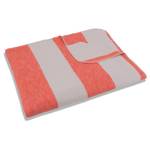 Plaid II Coton / Polyester - Orange / Gris clair