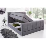 Boxspring Noris Grijs - Textiel - 181 x 113 x 213 cm