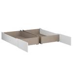 Bedlades Fly (set van 2) Wit - Plaatmateriaal - 125 x 22 x 178 cm