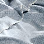 Dekentje Reused textielmix - blauw