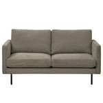 2-Sitzer Sofa LANDOS Cordstoff Licia: Hellgrau