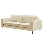 Sofa Monblanc (3-Sitzer) Webstoff - Webstoff Velia: Creme