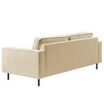 Sofa Monblanc (3-Sitzer) Webstoff - Webstoff Velia: Creme