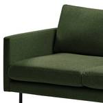 2-Sitzer Sofa LANDOS Webstoff Maiti: Dunkelgrün