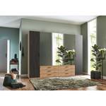 Armoire Sulzbach Marron - Gris - Bois manufacturé - 270 x 210 x 58 cm