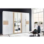 Armoire Vegas Blanc / Chêne - Largeur : 270 cm