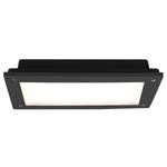 LED-Wandleuchte Kelly Polyacryl / Aluminium - 1-flammig - Schwarz