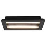 LED-wandlamp Hardey aluminium - 1 lichtbron - Zwart