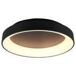 LED-plafondlamp Girona polyacryl/ijzer - 1 lichtbron - Zwart - Diameter: 60 cm